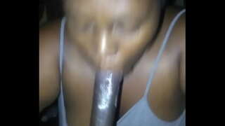 Bbw Ebony desleixado deepthroat 2 Cumshots
