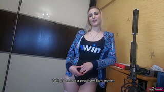 ͘�이 제공되 그의 여동생을 돈을 벌의 도움으로 그녀의 몸! 발행 pussy 다.